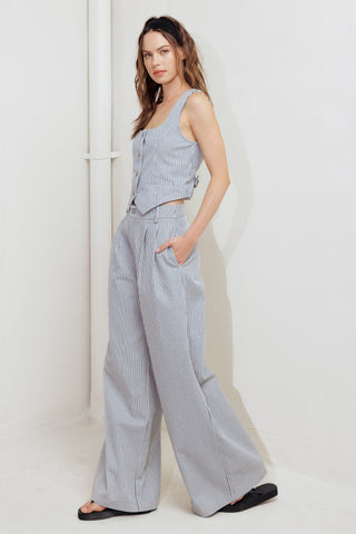 COASTAL CHIC WOVEN PANTS - By Baano