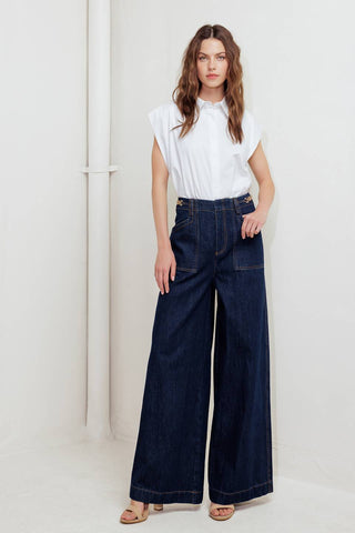 INDIGO ICON DENIM PANTS - By Baano