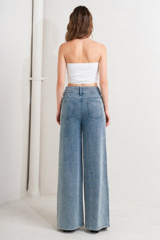 TAILORED FRAME FRENCH TERRY PANTS - By Baano