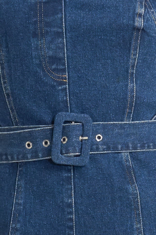 RETRO DIVE DENIM JUMPSUIT - By Baano