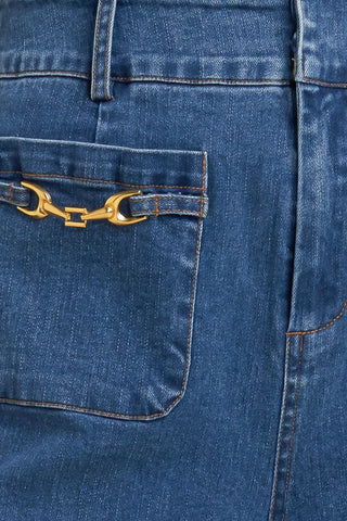 TIMELESS BLUE DENIM PANTS - By Baano