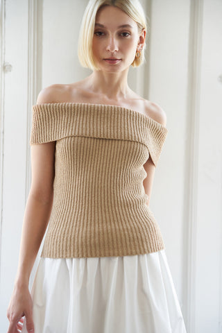 PRECIOUS APPROACH SHOULDER TOP - By Baano