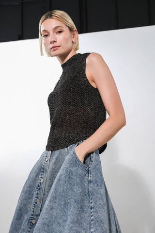 BLISSFUL SUNSHINE SWEATER TOP - By Baano