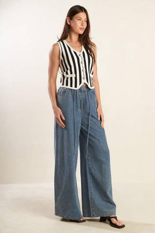 FREE TO DREAM SWEATER KNIT VEST - By Baano