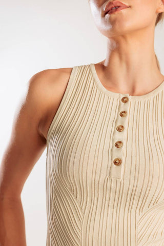 THINKING ABOUT YOU KNIT TANK TOP - By Baano