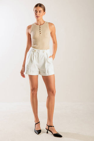 THINKING ABOUT YOU KNIT TANK TOP - By Baano