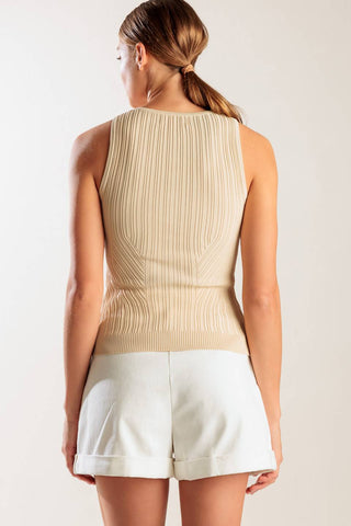 THINKING ABOUT YOU KNIT TANK TOP - By Baano