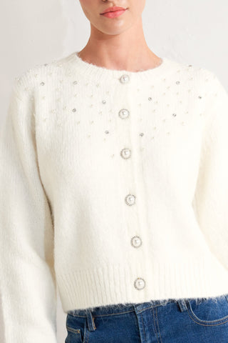ANGEL TOUCH SWEATER KNIT CARDIGAN - By Baano