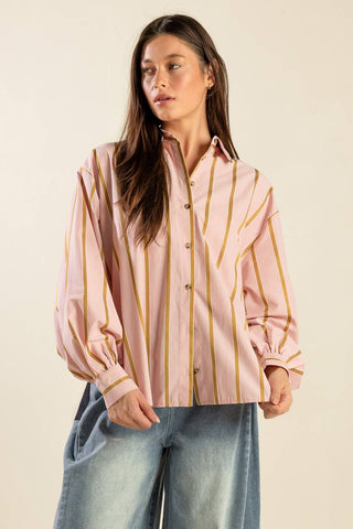 WHERE I'LL BE OVERSIZE WOVEN TOP - By Baano