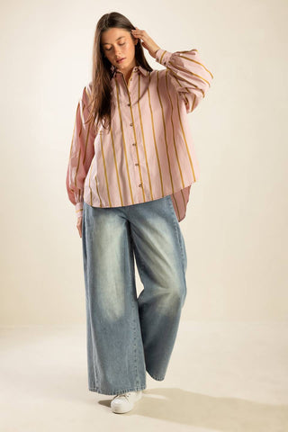 WHERE I'LL BE OVERSIZE WOVEN TOP - By Baano