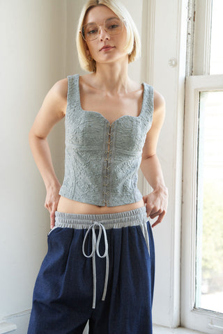 THROUGH THE LOOKING WOVEN TOP - By Baano