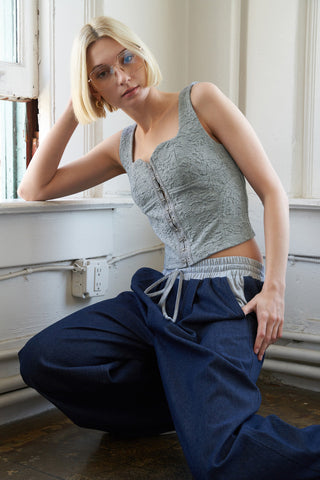 THROUGH THE LOOKING WOVEN TOP - By Baano