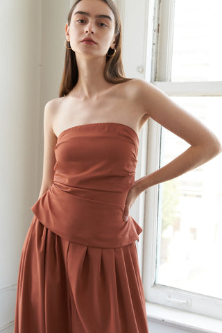 BIRDS SINGING WOVEN TOP - By Baano