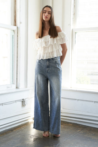 LOVELY EXISTENCE OFF SHOULDER TOP - By Baano