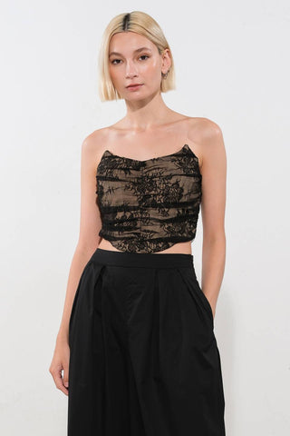 BE THE EXCEPTION LACE CROP TOP - By Baano