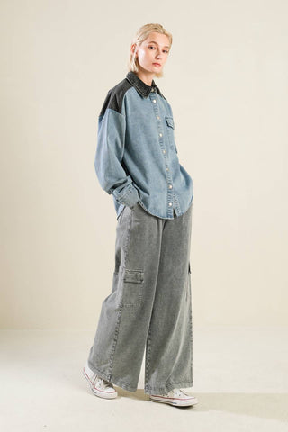 MY LOVE FOR YOU DENIM SHIRT - By Baano