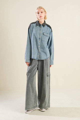 MY LOVE FOR YOU DENIM SHIRT - By Baano