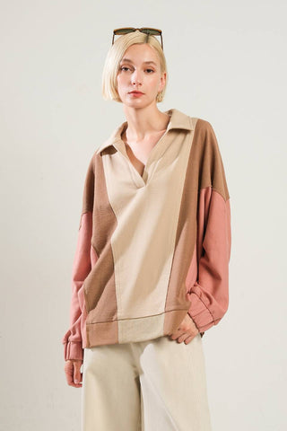 TIME SPENT TOGETHER  KNIT TOP - By Baano