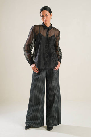 LOVE OVER FEAR ORGANZA TOP - By Baano