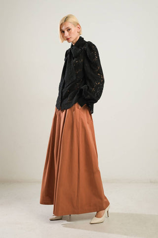 PATRIOTIC PRINCESS WOVEN LACE TOP - By Baano