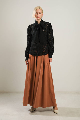 PATRIOTIC PRINCESS WOVEN LACE TOP - By Baano