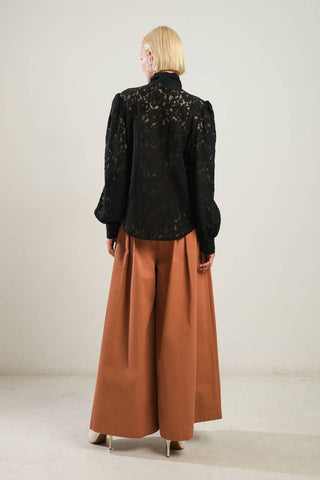 PATRIOTIC PRINCESS WOVEN LACE TOP - By Baano