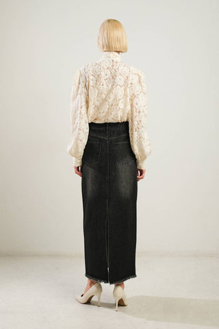 PATRIOTIC PRINCESS WOVEN LACE TOP - By Baano