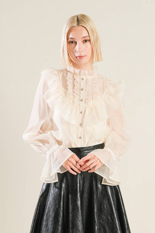 TO MY LOVE WOVEN BLOUSE - By Baano