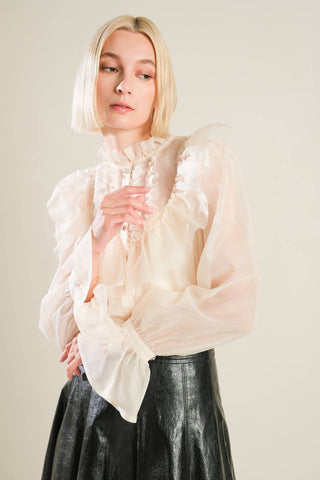 TO MY LOVE WOVEN BLOUSE - By Baano