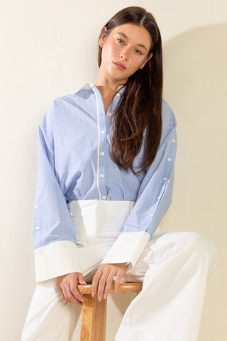 SO MANY MEMORIES WOVEN TOP - By Baano