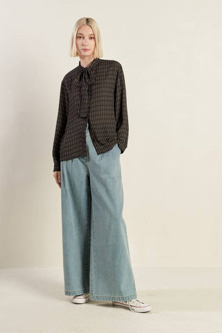 WHEREVER YOU MAY GO WOVEN TOP - By Baano