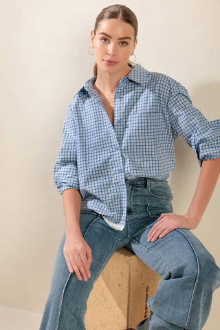 AWAITING LOVE WOVEN TOP - By Baano