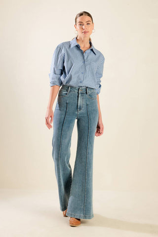 AWAITING LOVE WOVEN TOP - By Baano