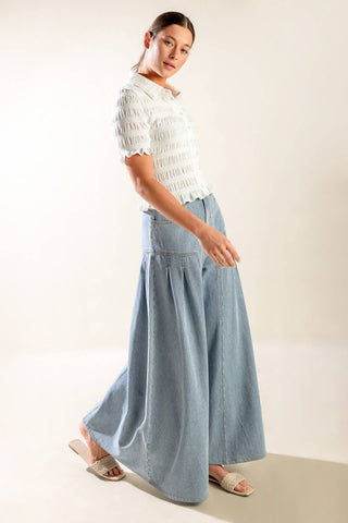 PICNIC AT SUNSET WOVEN TOP - By Baano