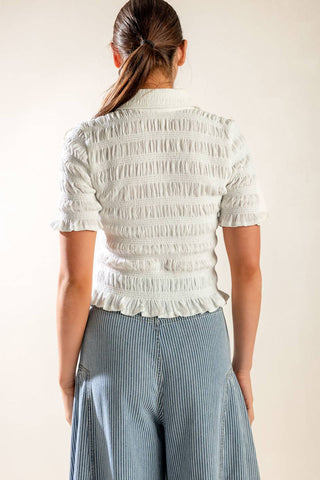 PICNIC AT SUNSET WOVEN TOP - By Baano