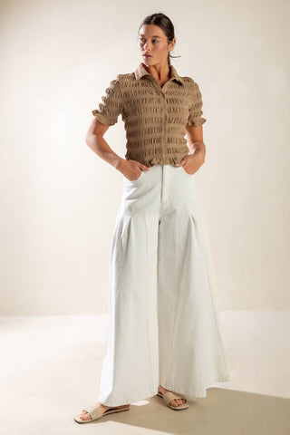 PICNIC AT SUNSET WOVEN TOP - By Baano