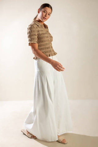 PICNIC AT SUNSET WOVEN TOP - By Baano