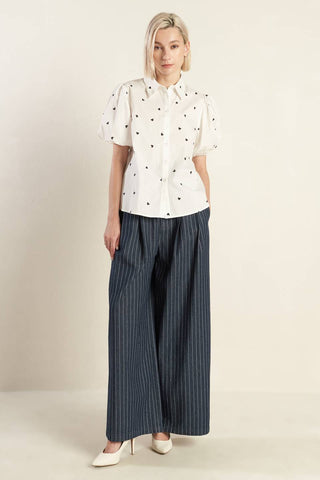 FOREVER DAYDREAMING WOVEN TOP - By Baano