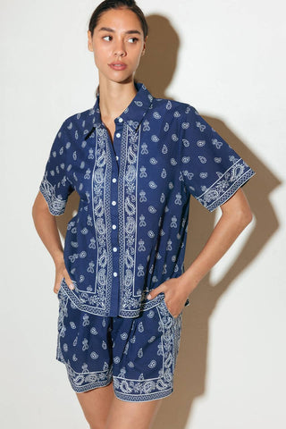 SUNKISSED MEADOW WOVEN SHIRT - By Baano