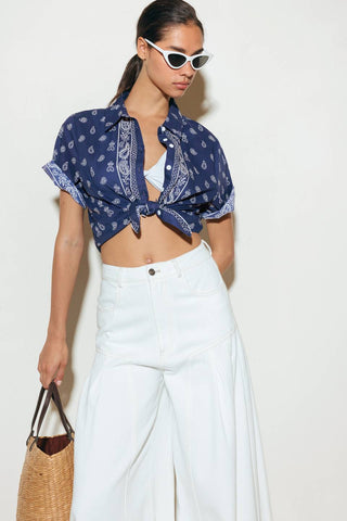 SUNKISSED MEADOW WOVEN SHIRT - By Baano