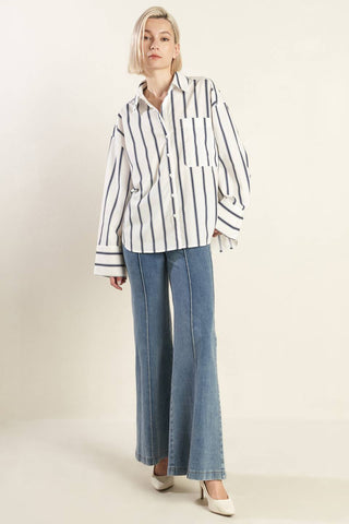 LOST IN PARADISE OVERSIZE WOVEN SHIRT - By Baano