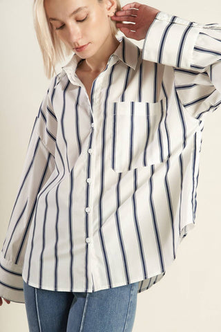 LOST IN PARADISE OVERSIZE WOVEN SHIRT - By Baano