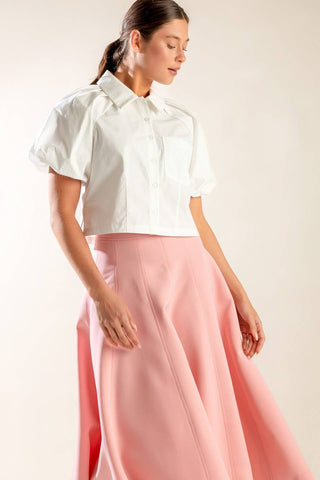 MEET YOU AT THE GARDEN WOVEN TOP - By Baano