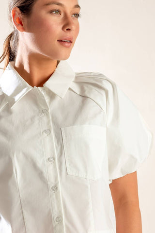 MEET YOU AT THE GARDEN WOVEN TOP - By Baano