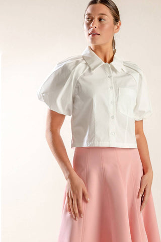 MEET YOU AT THE GARDEN WOVEN TOP - By Baano