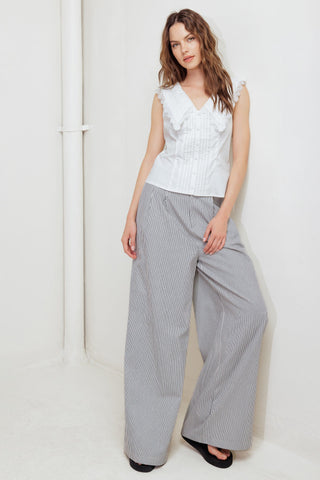 FRENCH MEADOW WOVEN TOP - By Baano