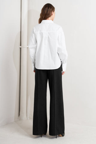 CRYSTAL TOUCH WOVEN SHIRT - By Baano