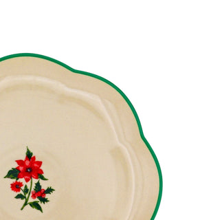 Fabled Flora Scalloped Starter Plate - Set of 4 (+1 Bonus Plate)