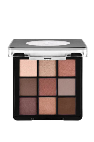 Flormar 9-pack Compact Eyeshadow Palette with Creamy Texture & Matte Finish/Shimmer 9g - 004 Follow Your Heart Chivela
