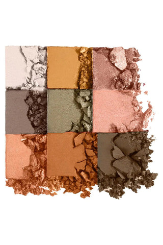 Flormar 9-pack Compact Eyeshadow Palette with Creamy Texture & Matte Finish/Shimmer 9g - 007 Grand Galaxy Chivela